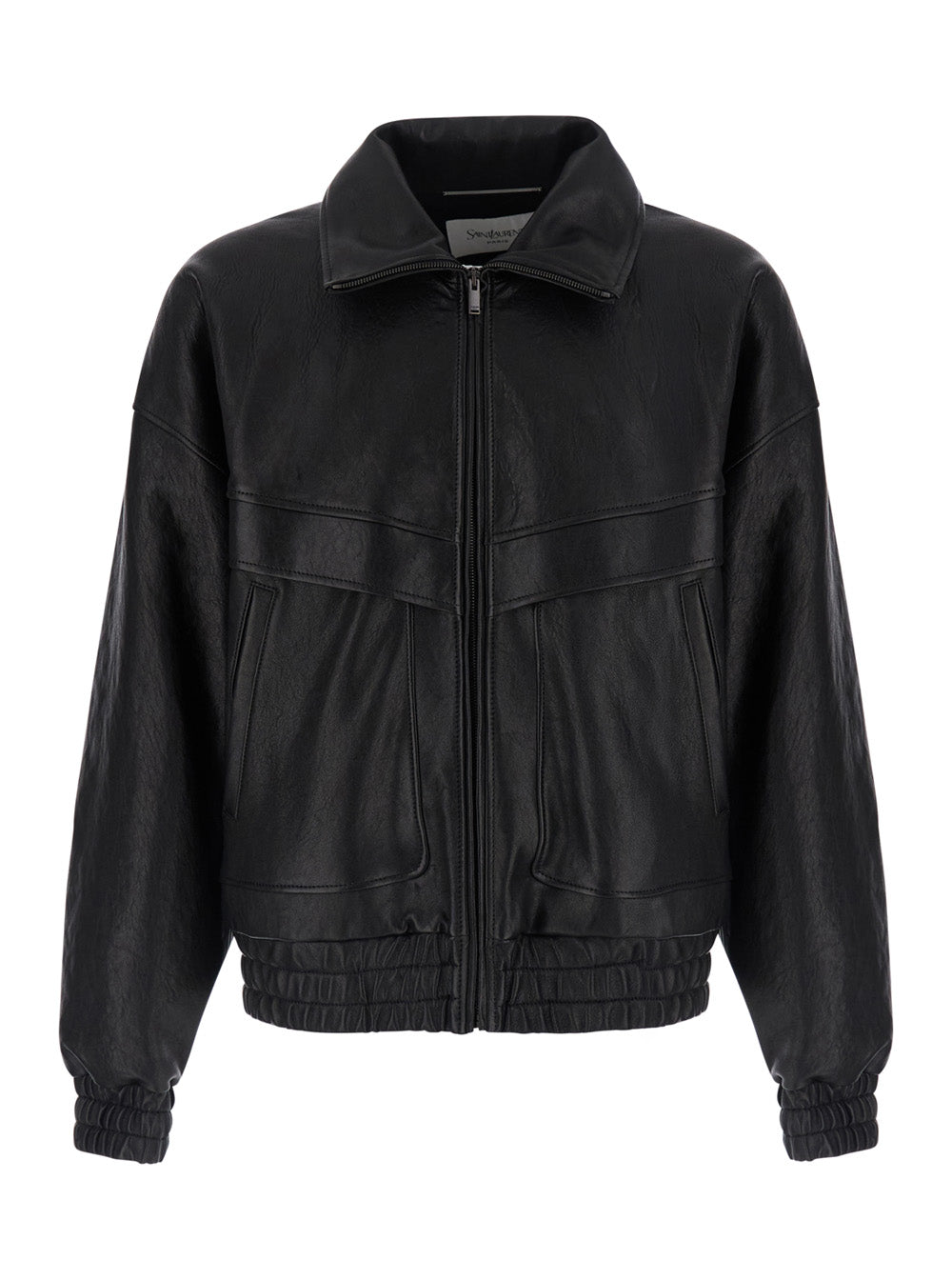 Lambskin Leather Jacket — Black