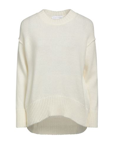 Caractère Woman Sweater Ivory Size XL Virgin Wool, Nylon