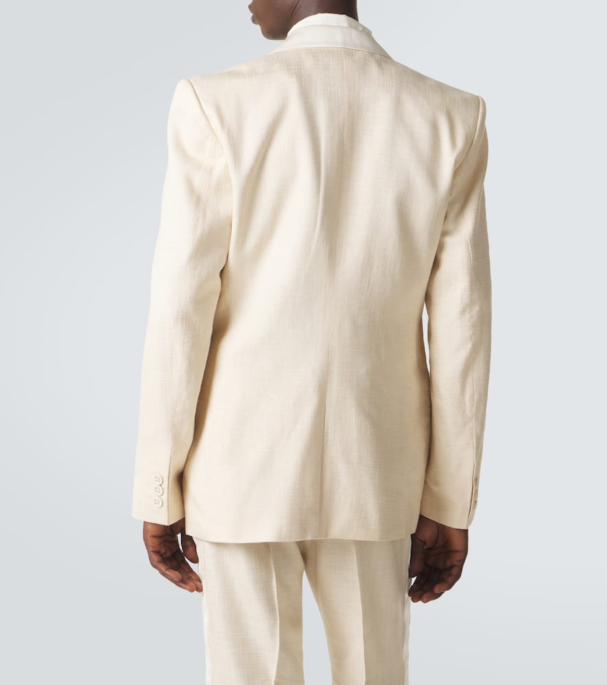 Alto satin-trimmed blazer