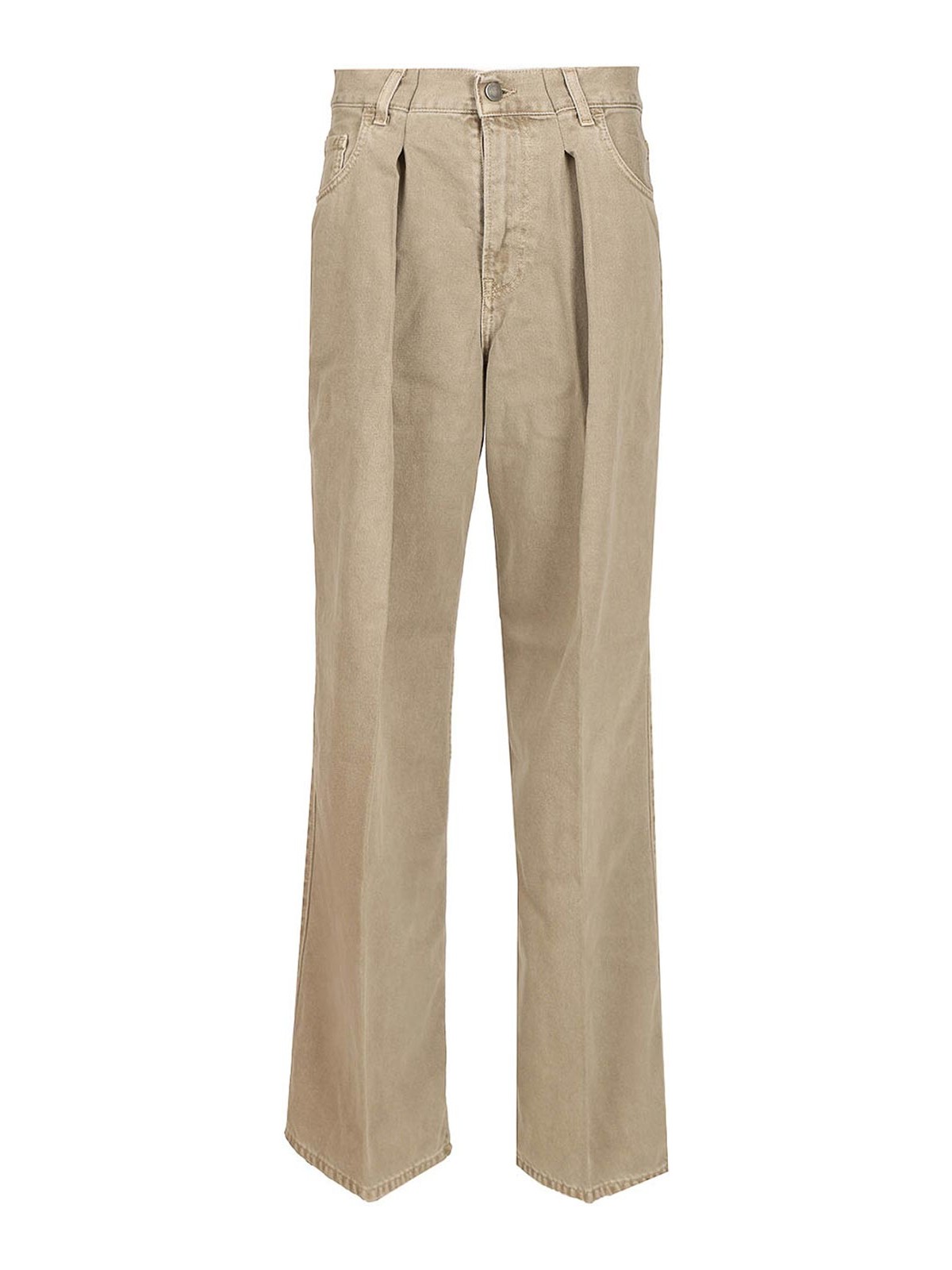 Ecru soft trousers