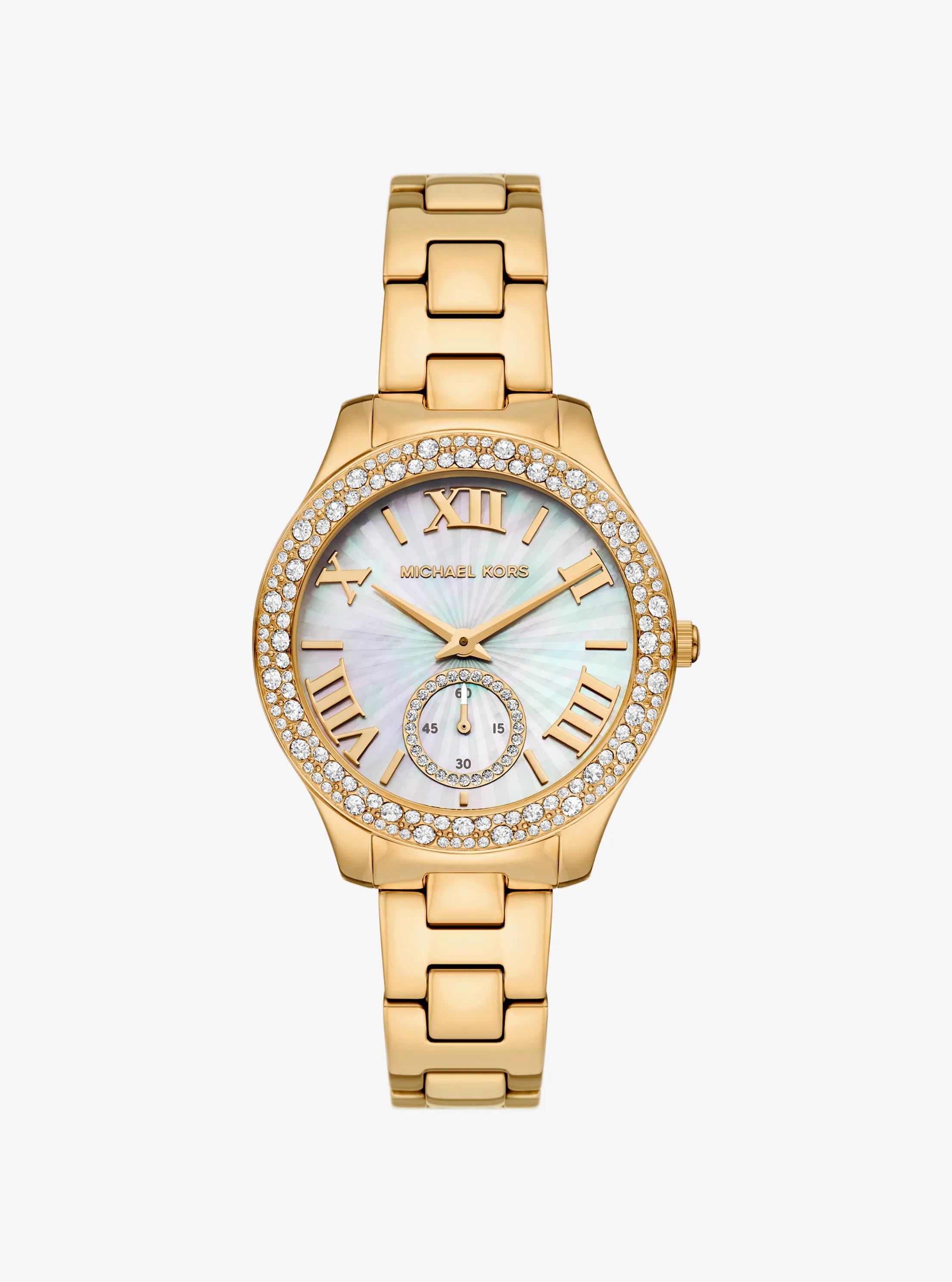 Liliane Pavé Gold-Tone Watch in Gold - One Size