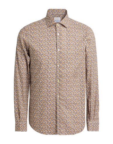Man Shirt Khaki Size 16 Cotton