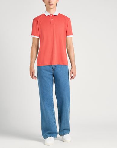 Platinum Man Polo shirt Red Size M Cotton