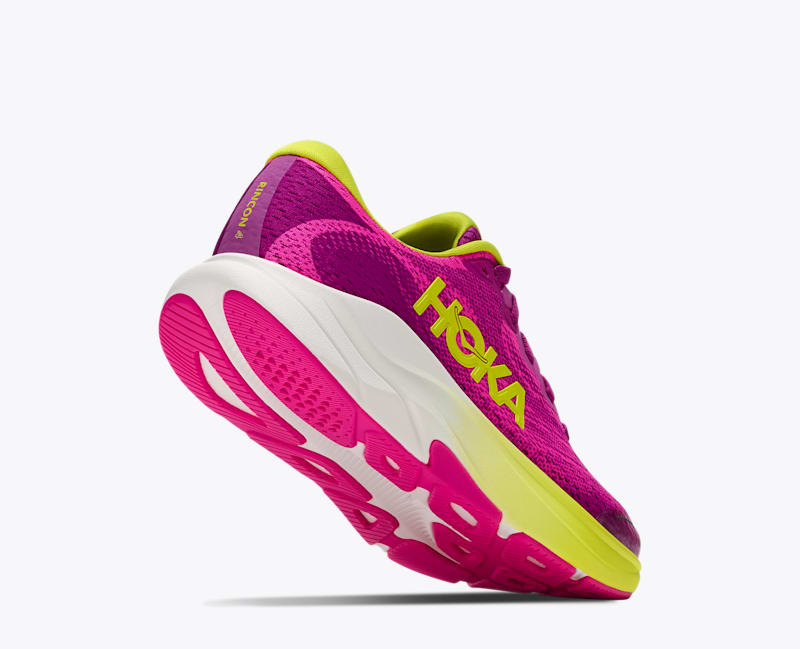 HOKA Rincon 4 Shoes in Fuchsia/Fuchsia