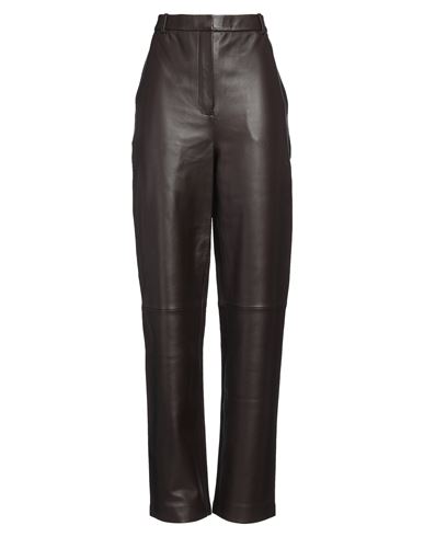 Woman Pants Dark brown