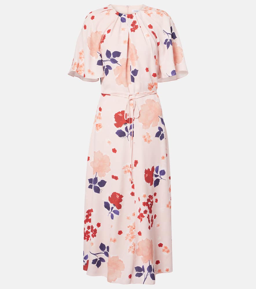 Floral shirt dress