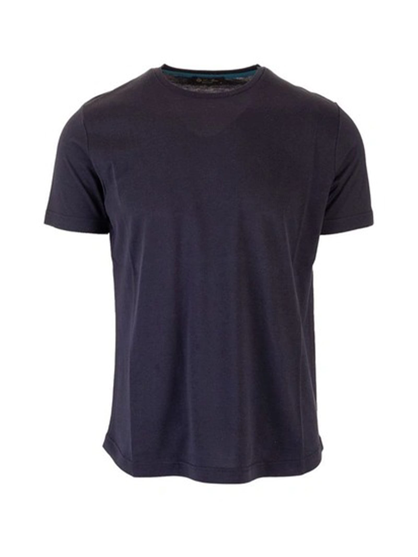 Short-sleeve silk T-shirt