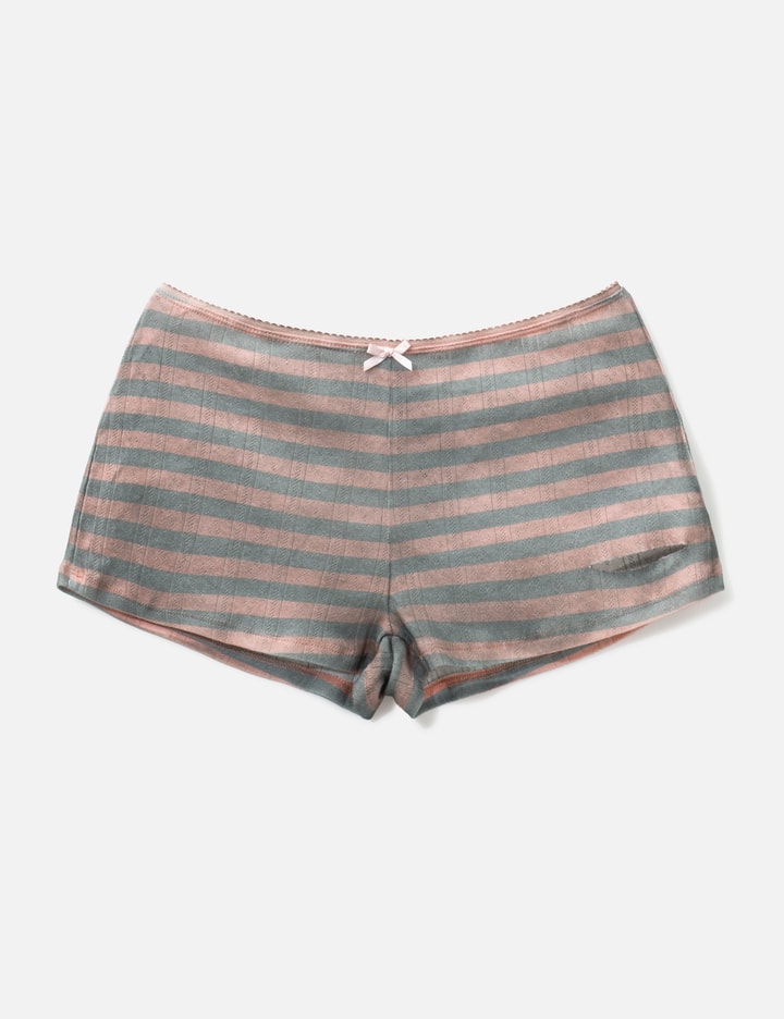 Pink Dirty Stripe Short