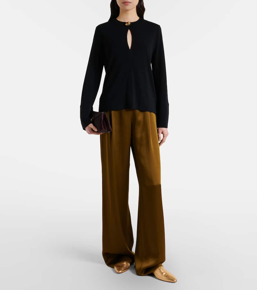 Fabiola jersey blouse