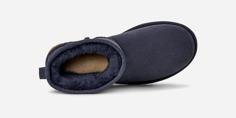 ® Women's Classic Mini II Sheepskin Classic Boots in Dark Indigo