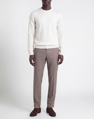 Man Sweater Ivory Size 38 Cashmere