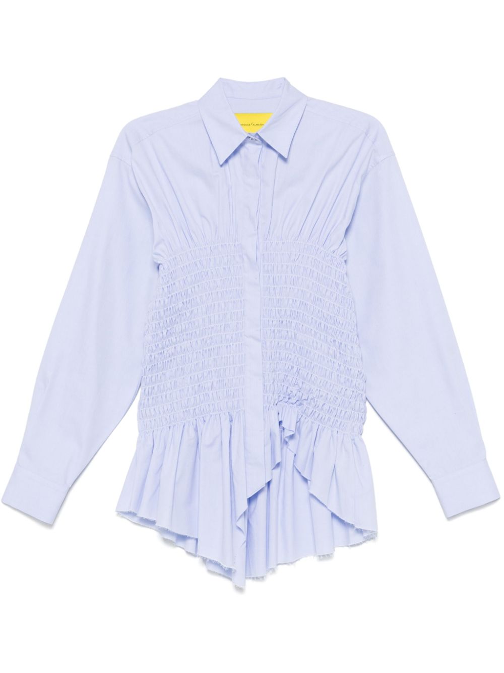 Smocked shirt - Blue