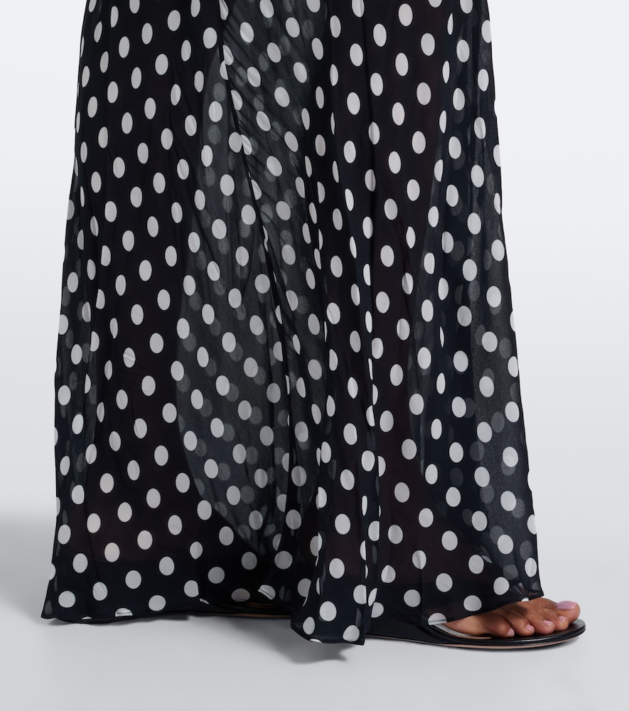 Harper polka-dot maxi dress
