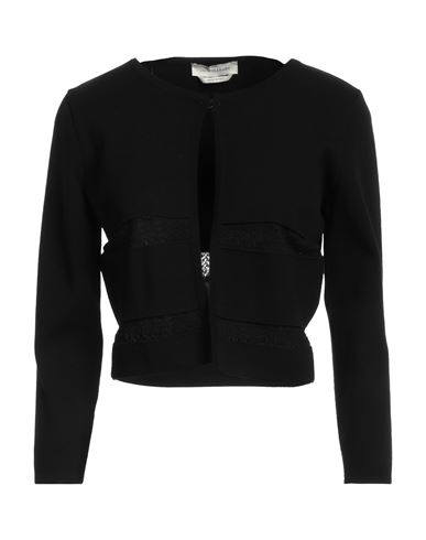 Woman Cardigan Black Size 8 Viscose, Polystyrene