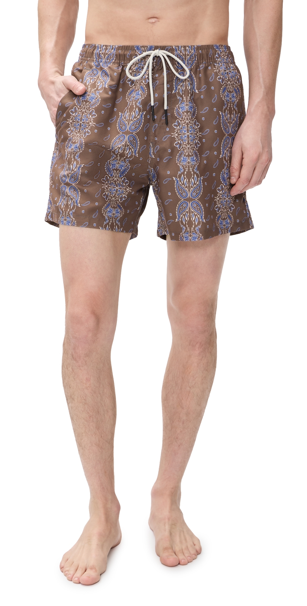 Itaca Swim Shorts 4.75 Brown