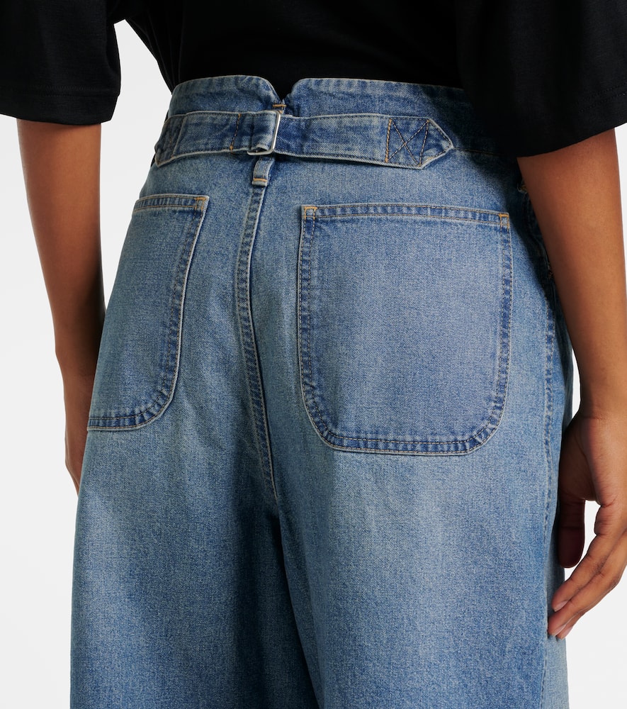 Junya Watanabe Cutout wide-leg jeans