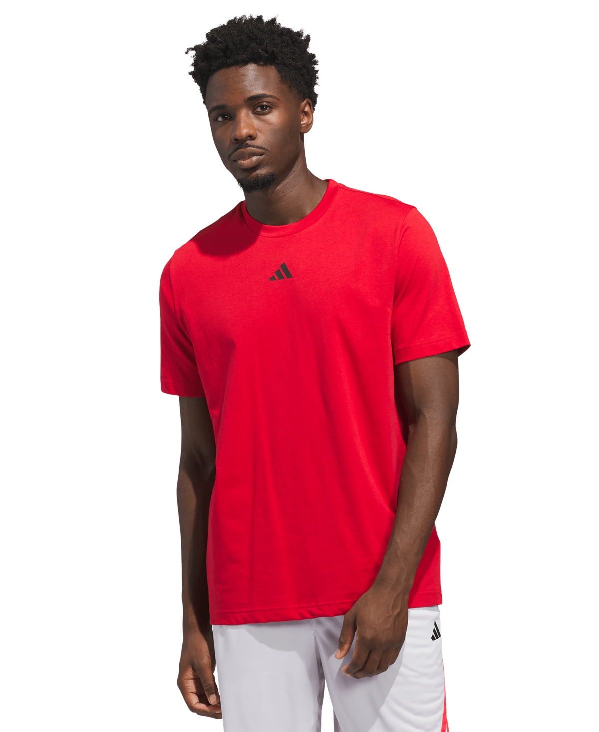 Men's Basketball Crewneck T-Shirt - Power Red