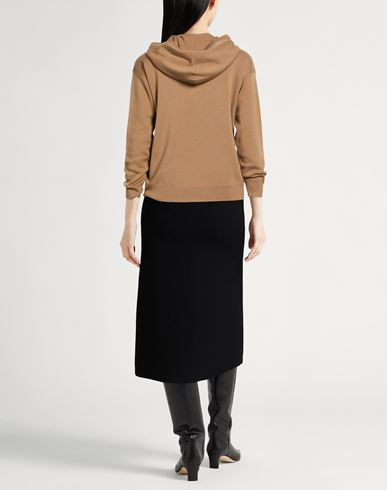 Woman Sweater Camel Size XS Virgin Wool