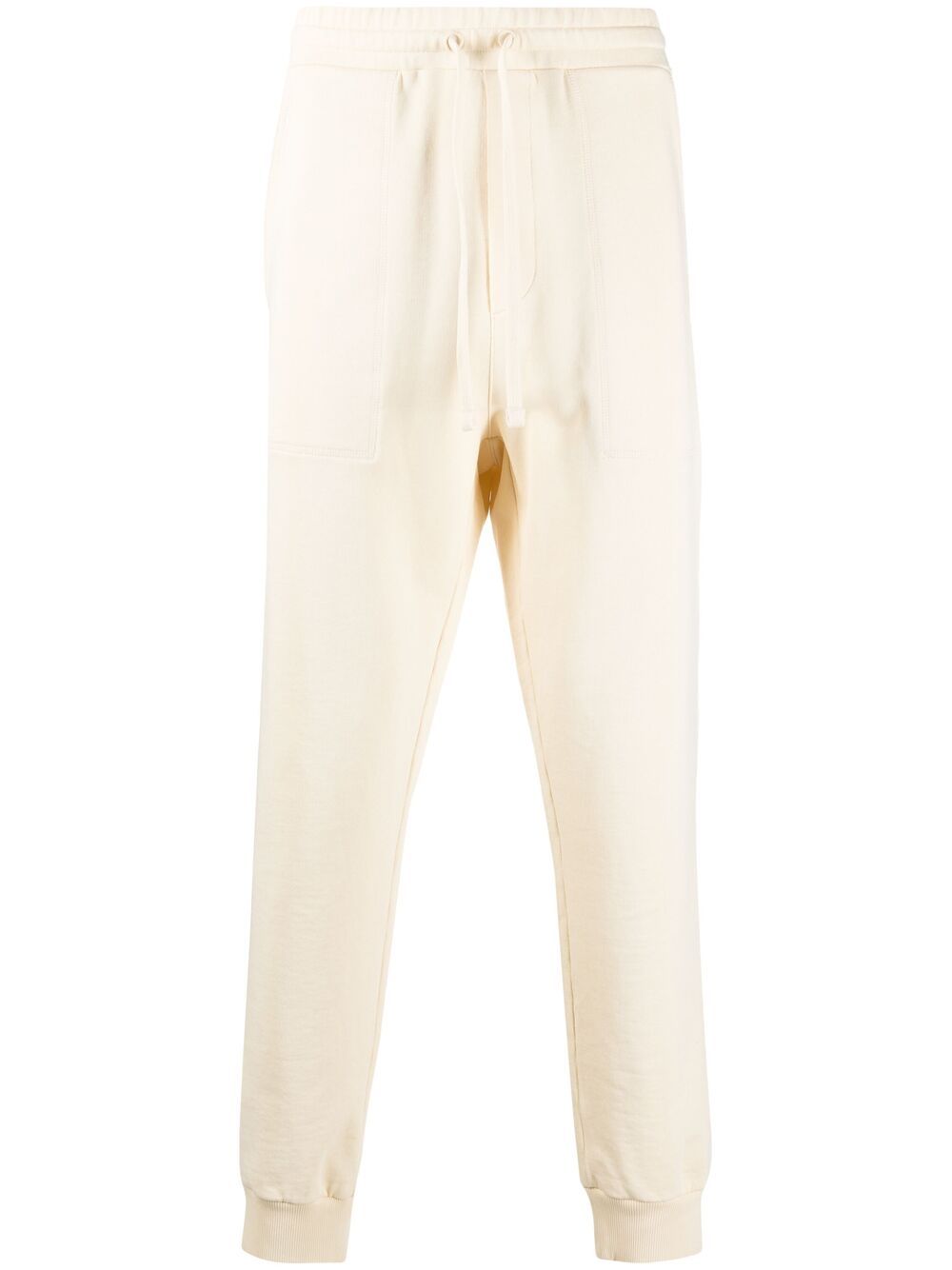Logo-embroidered track pants - Neutrals