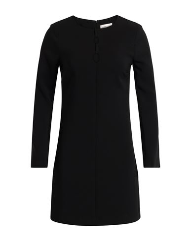 Woman Mini dress Black Size 8 Polyester, Elastane