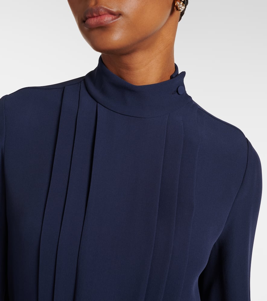 Cady Couture pleated belted blouse