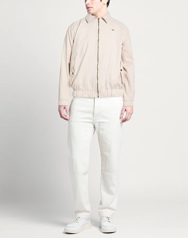 Man Jacket Off white Size M Cotton, Nylon, Elastane