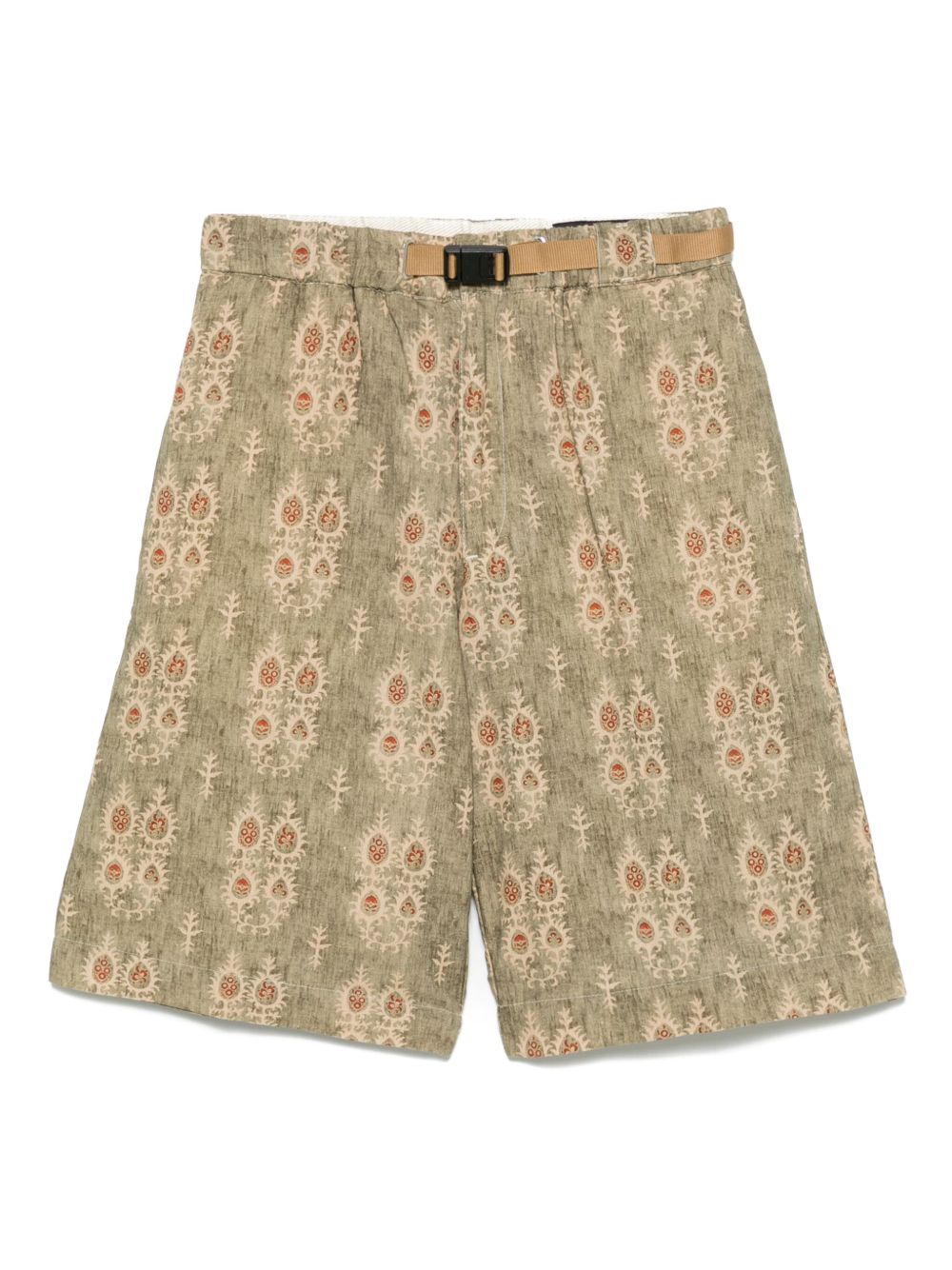 White Sand printed shorts - Green