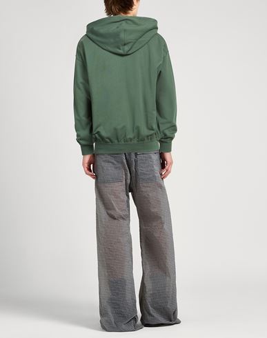 Man Sweatshirt Military green Size L Cotton, Recycled polyester