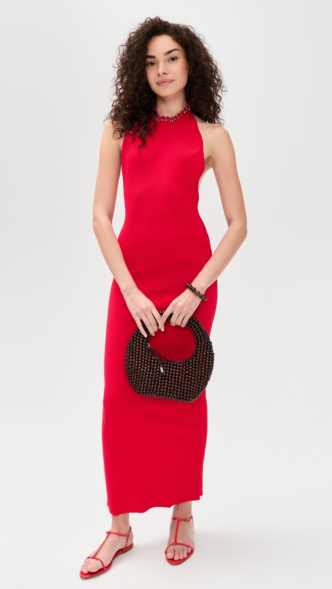 Reina Dress Red Rose