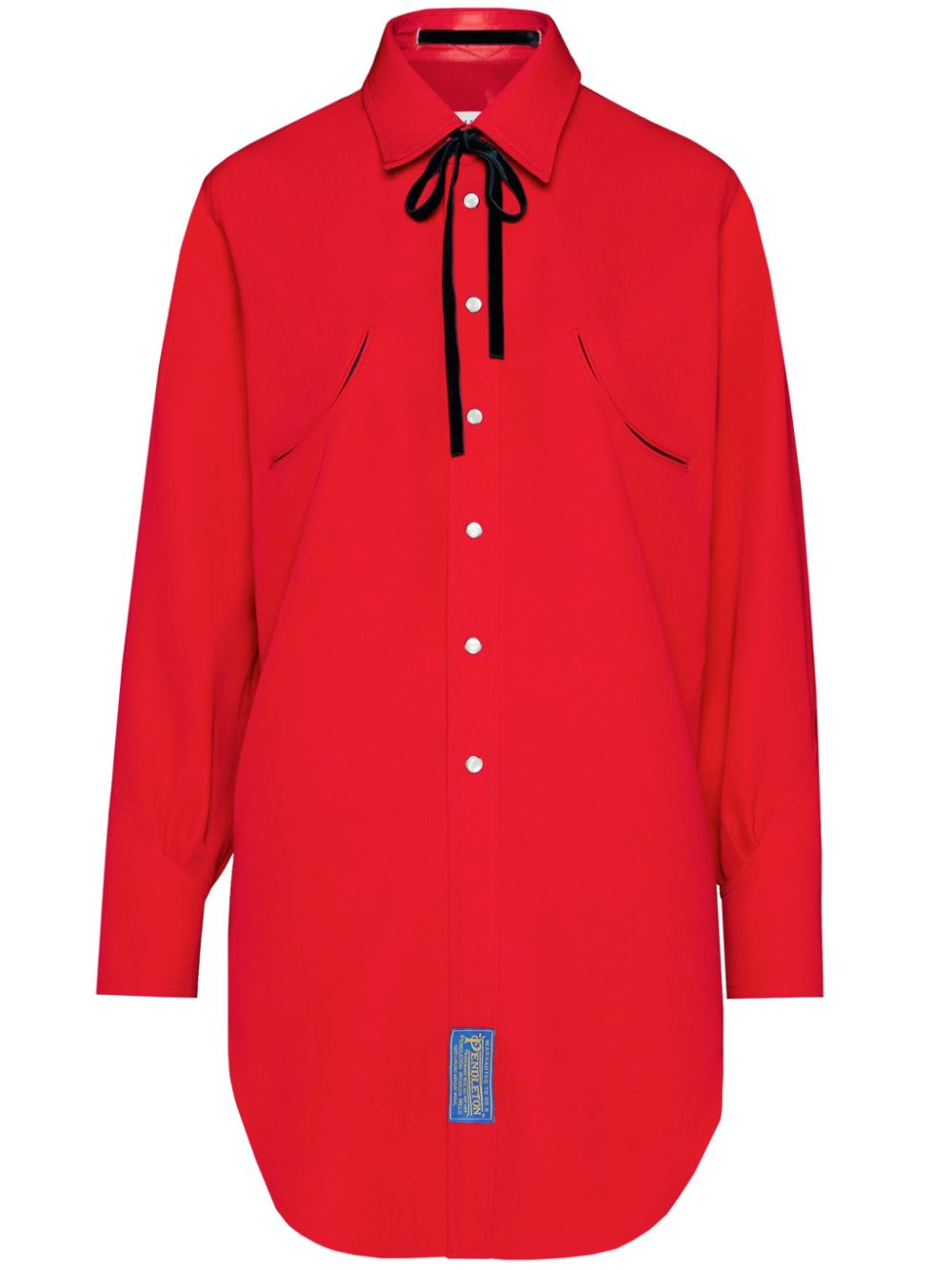 X Pendleton reversible wool shirt - Red