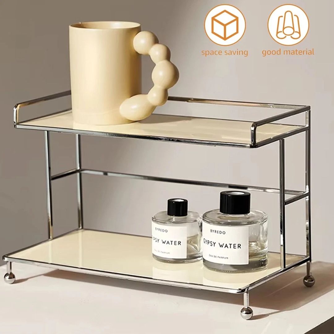 Kelvenix Cosmetic Makeup Holder Makeup Organizer In Beige