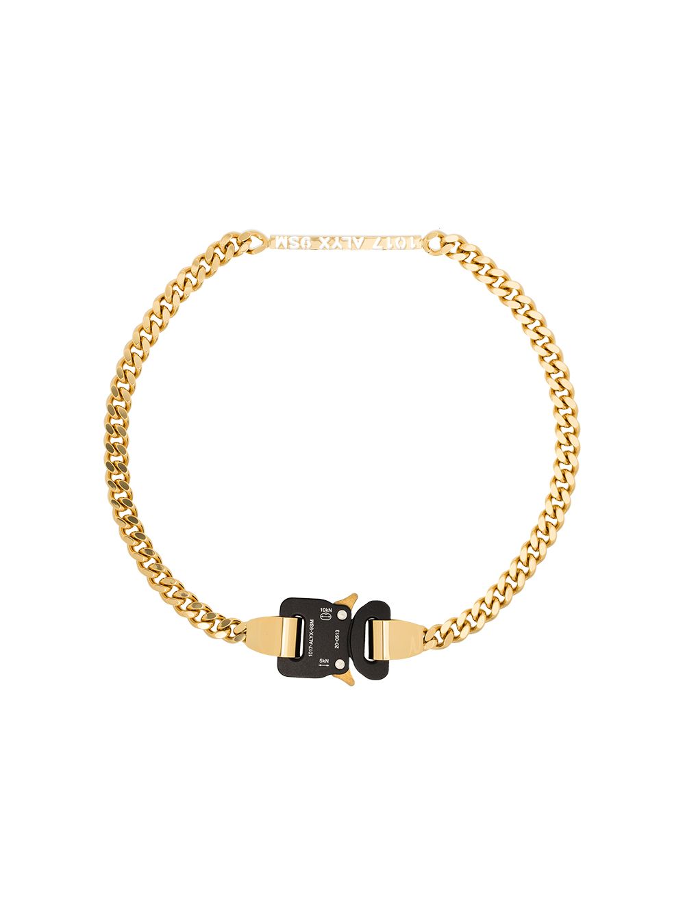 Buckle chain necklace - Gold