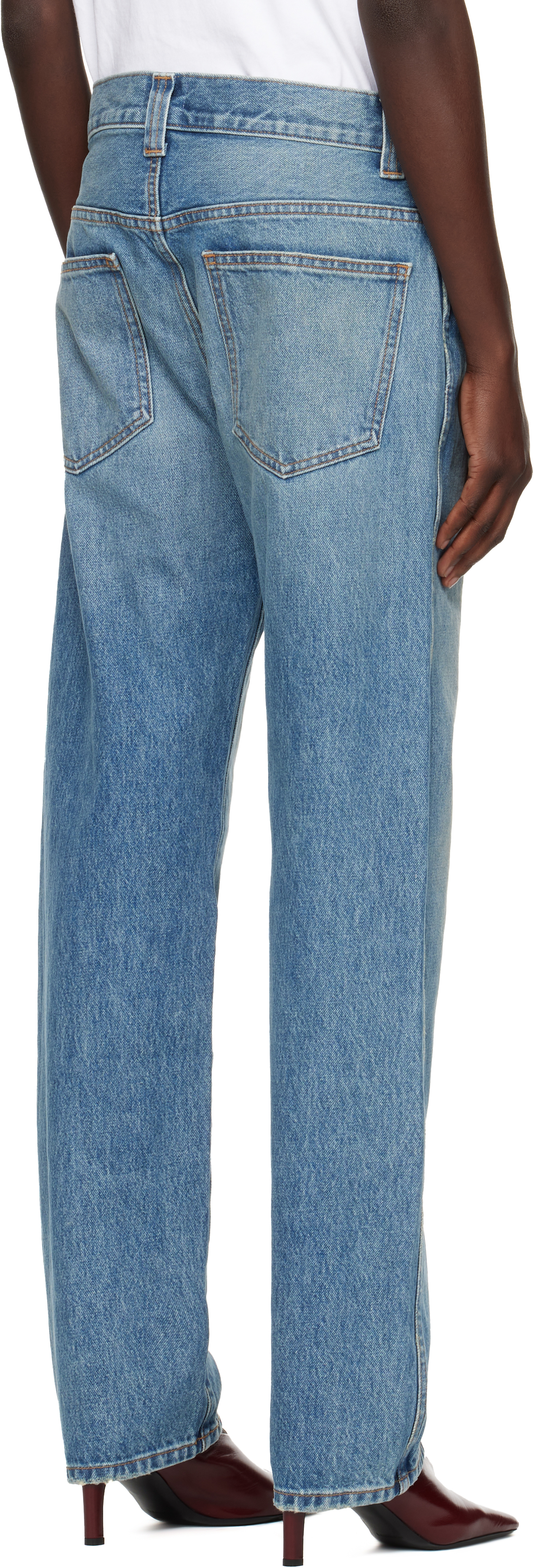 KHAITE Blue Callum Jeans