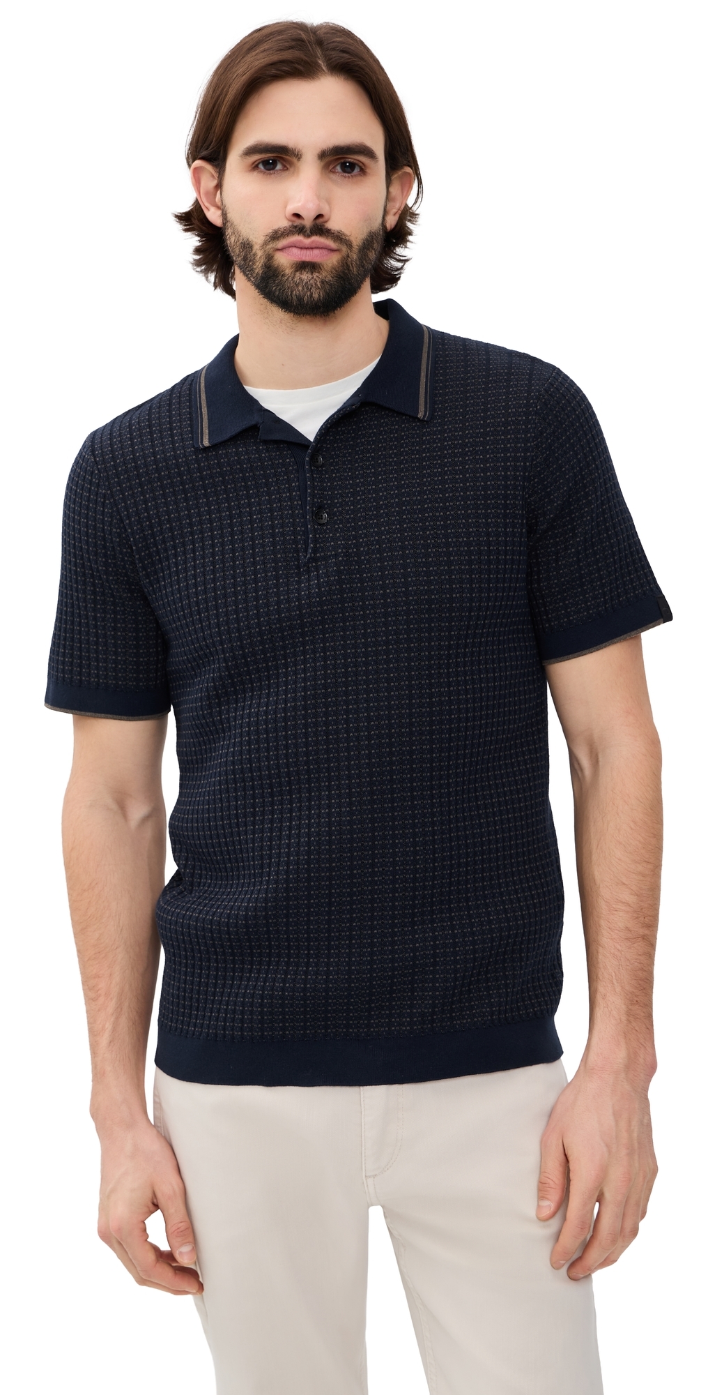 Harvey Rib Polo NVYMT