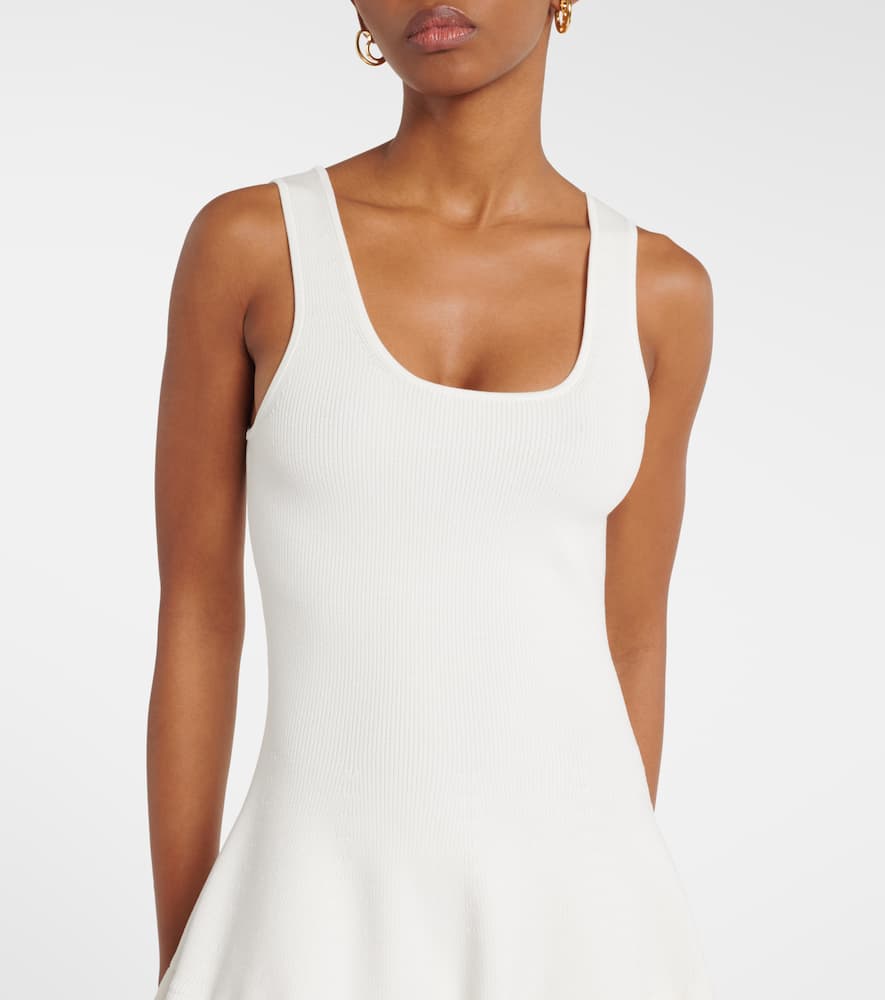 Jazz cotton-blend poplin midi dress