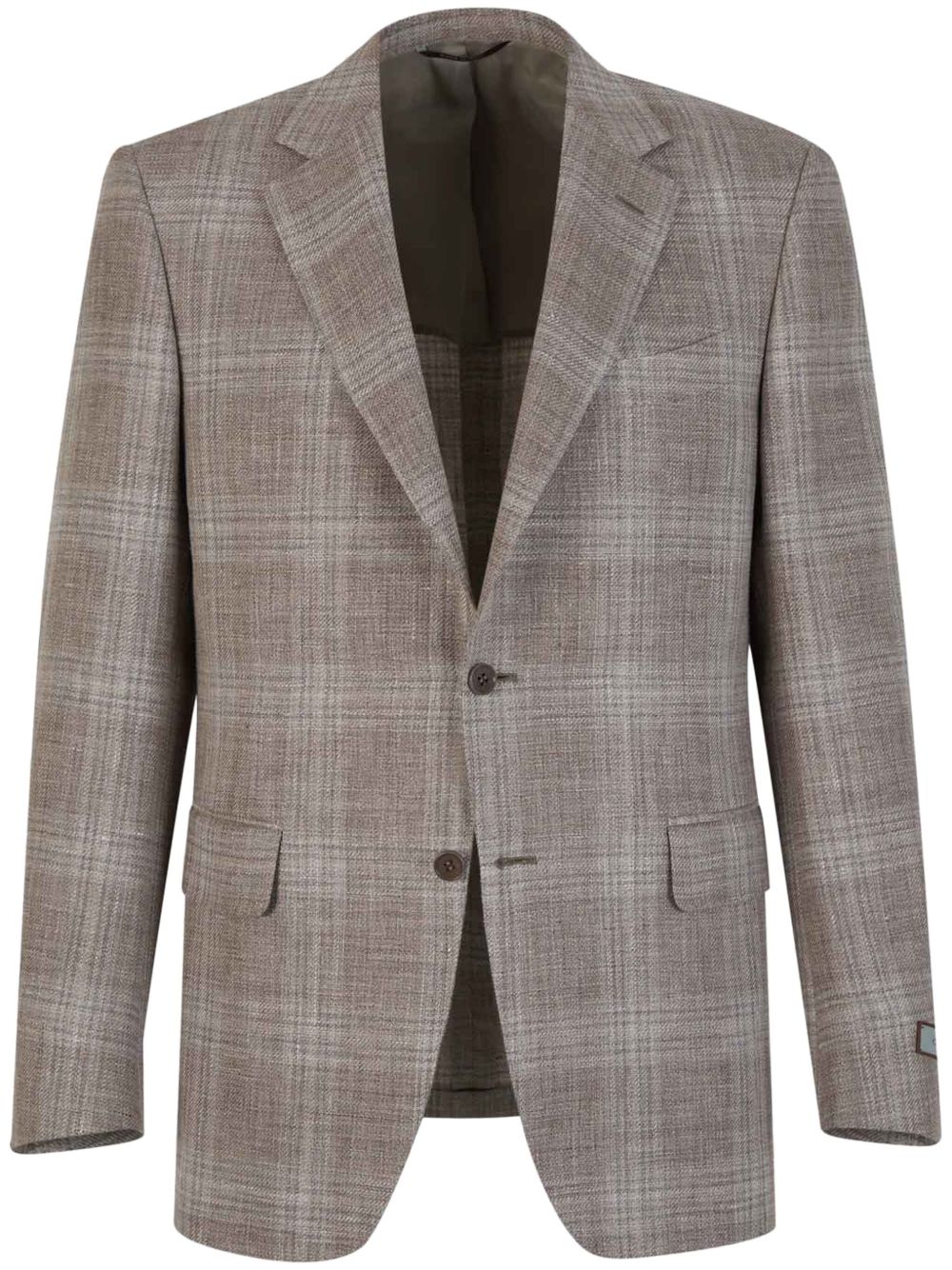 Checked blazer - Neutrals