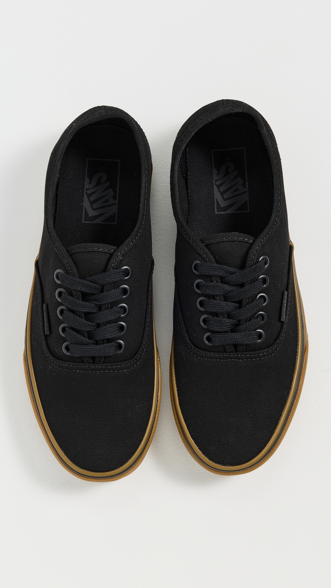 Authentic Unisex Sneakers Black/Black/Gum W
