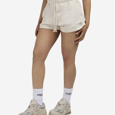 Women's Coastal Fleece Shorts in cream