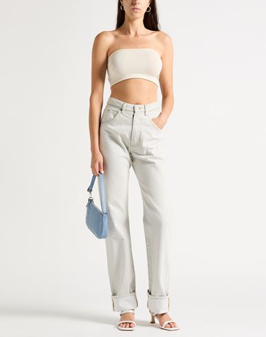Woman Top Ivory Size M Viscose, Polyester