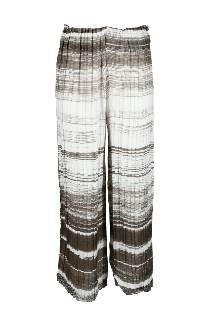 White/Brown Trousers