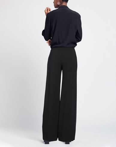 Woman Pants Black Size 14 Polyester, Elastane
