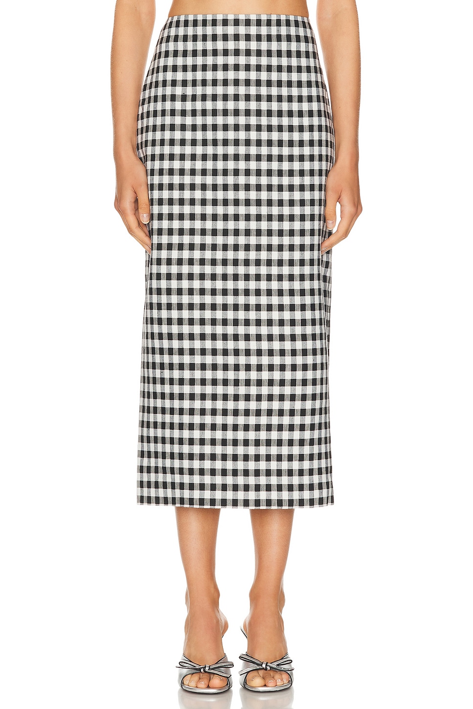 A.L.C. Phoebe Skirt in Black & Cream - Black,White.  0 also in