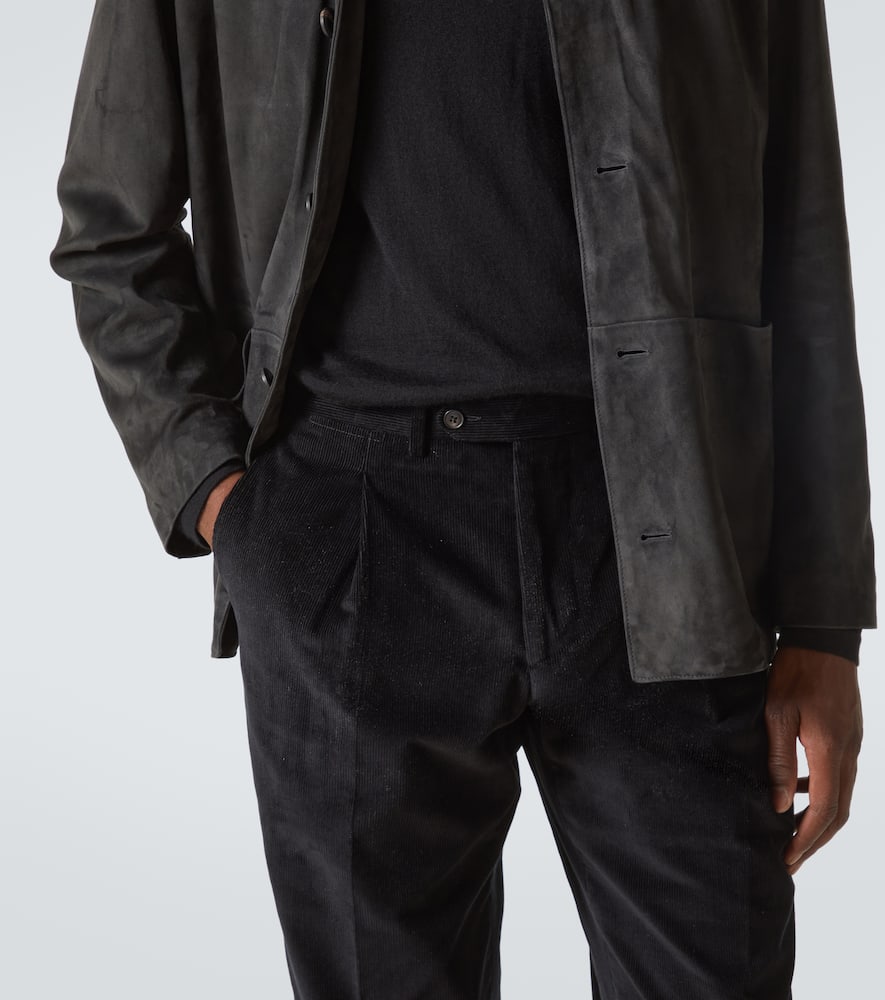 Amo cotton corduroy straight pants