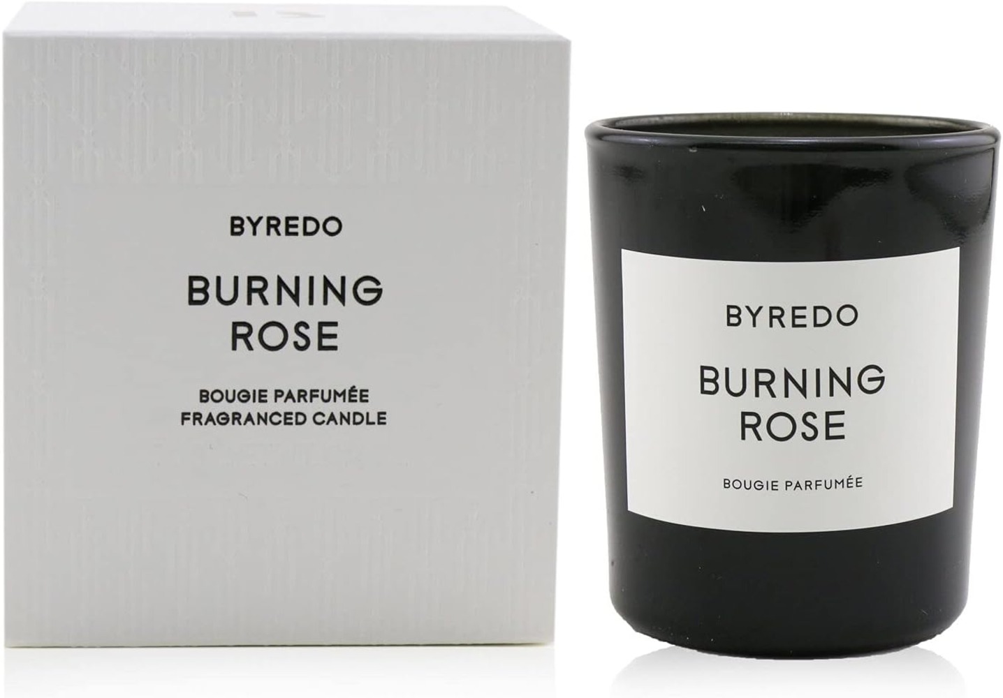 Fragranced Candle - Burning Rose - 2.4oz