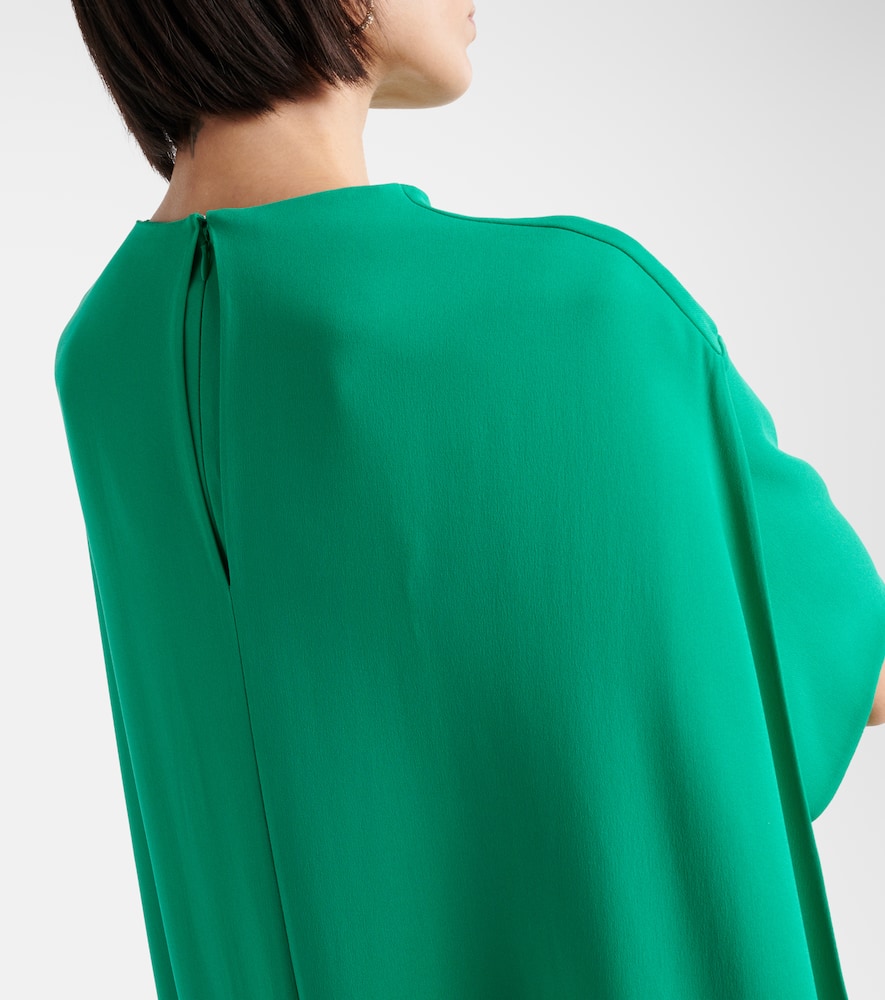 Cady Couture caped midi dress