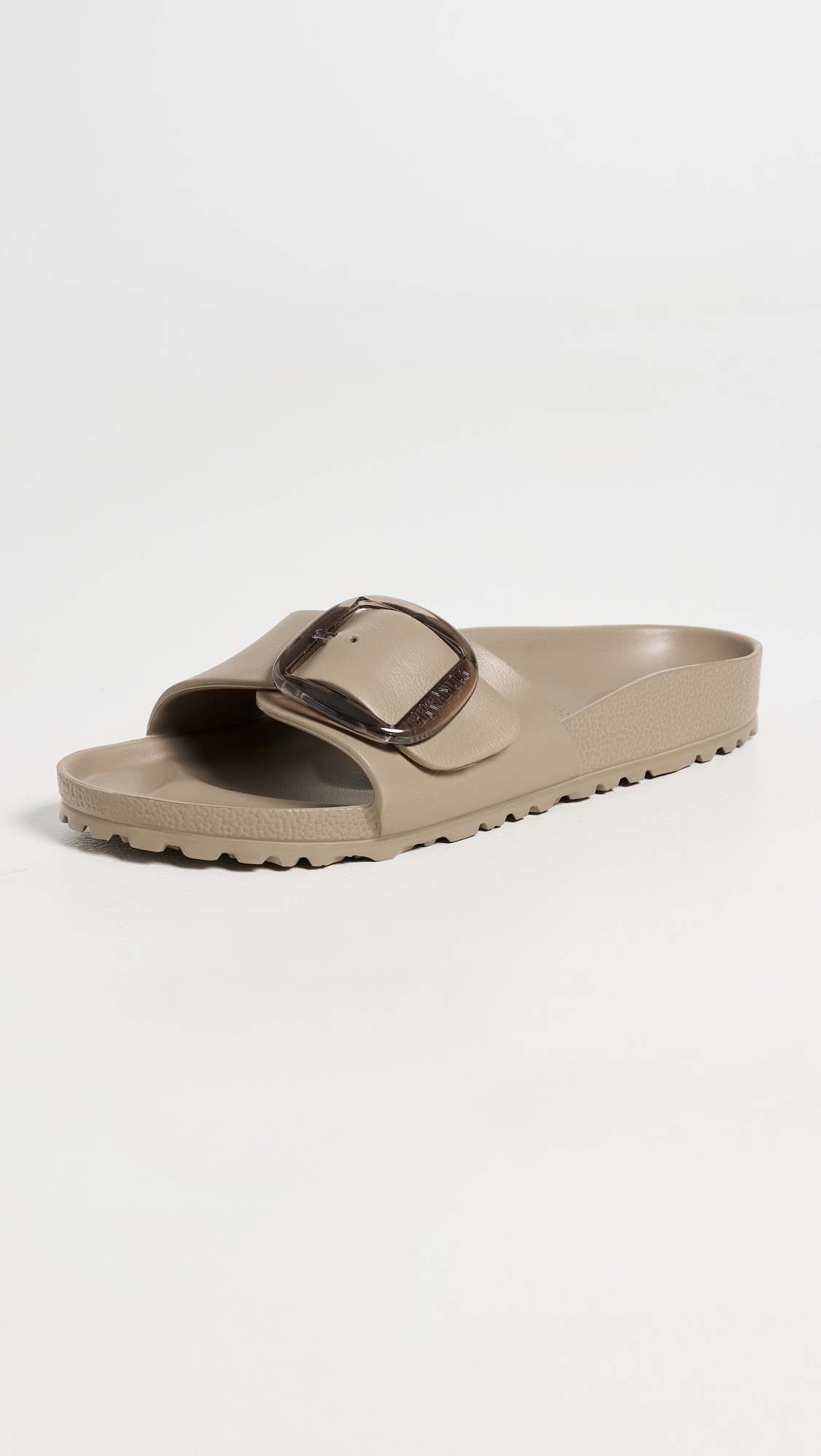 Madrid EVA Big Buckle Sandals Gray Taupe
