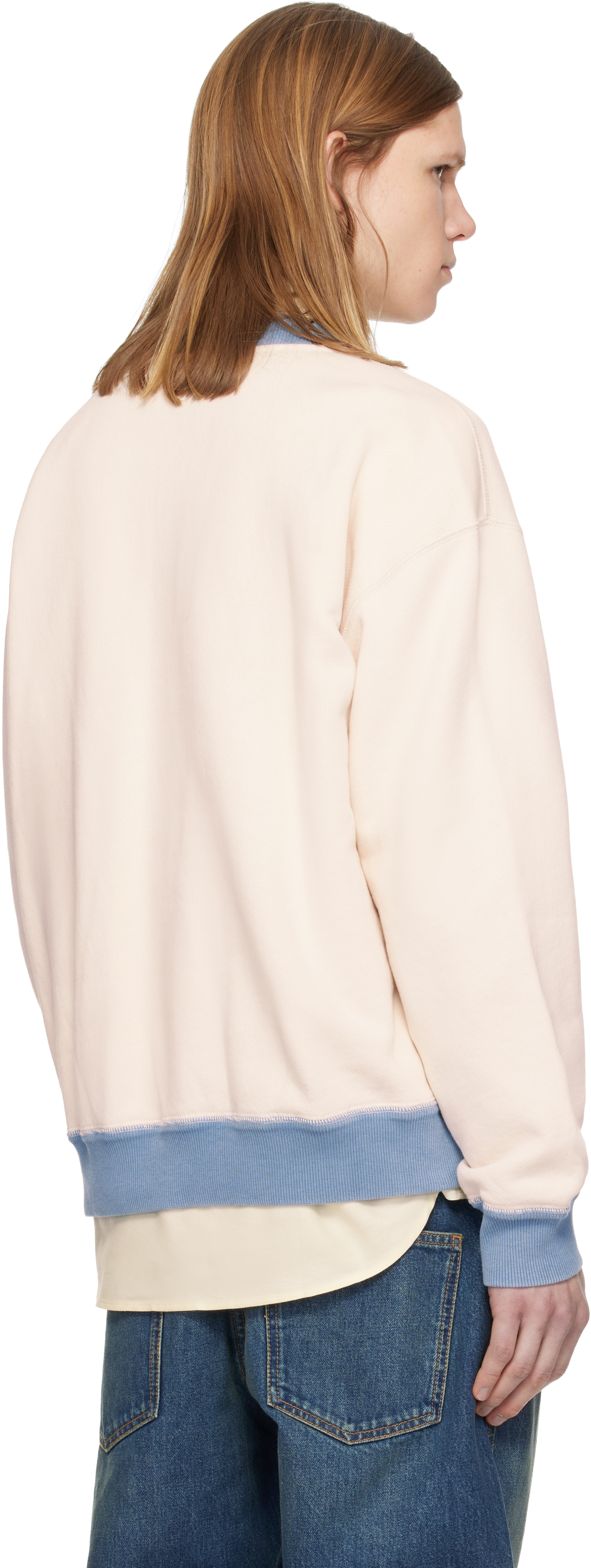 Off-White & Blue Mathias Sweatshirt
