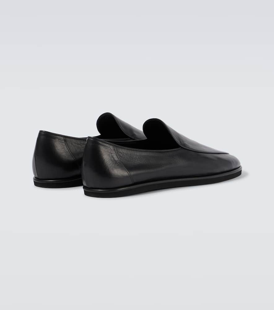 Leather loafers