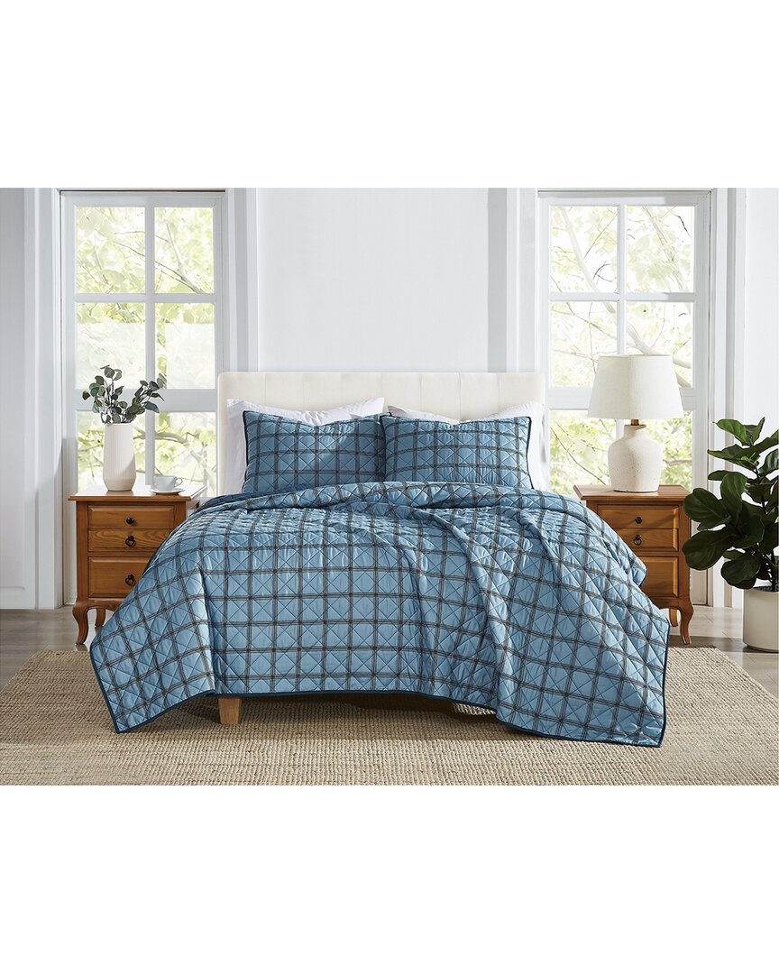 Luka Grid Quilt Set