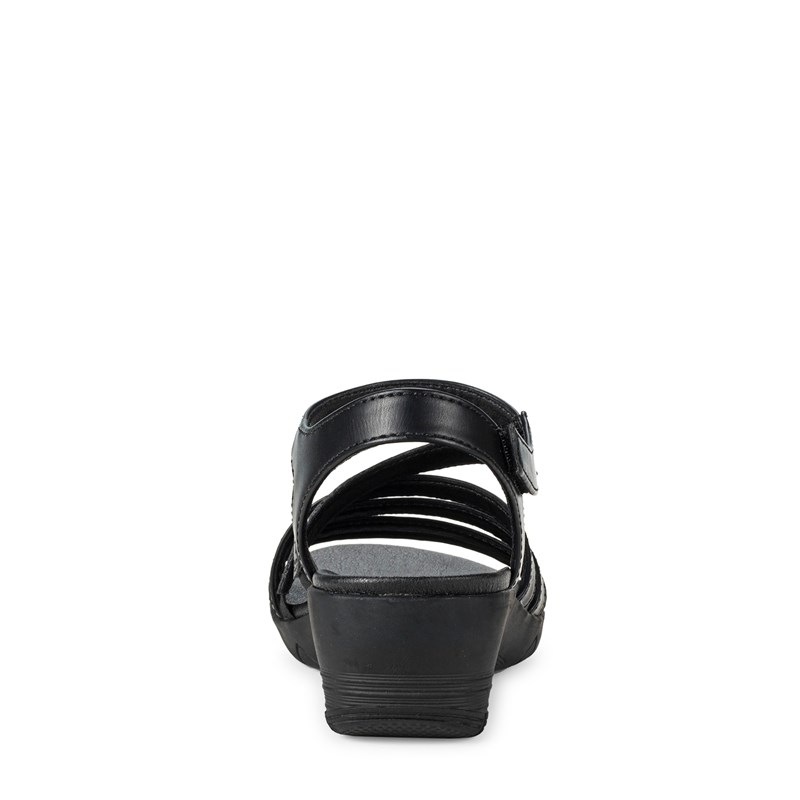 Women's Harlean Wedge Sandals (Black)